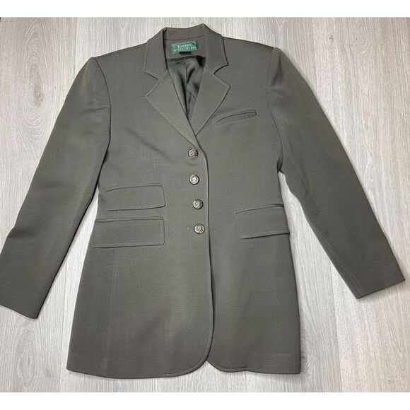 Vintage Lauren Ralph Lauren‎ Equestrian Blazer Womens 4 Horse Buttons Wool USA - Picture 3 of 15